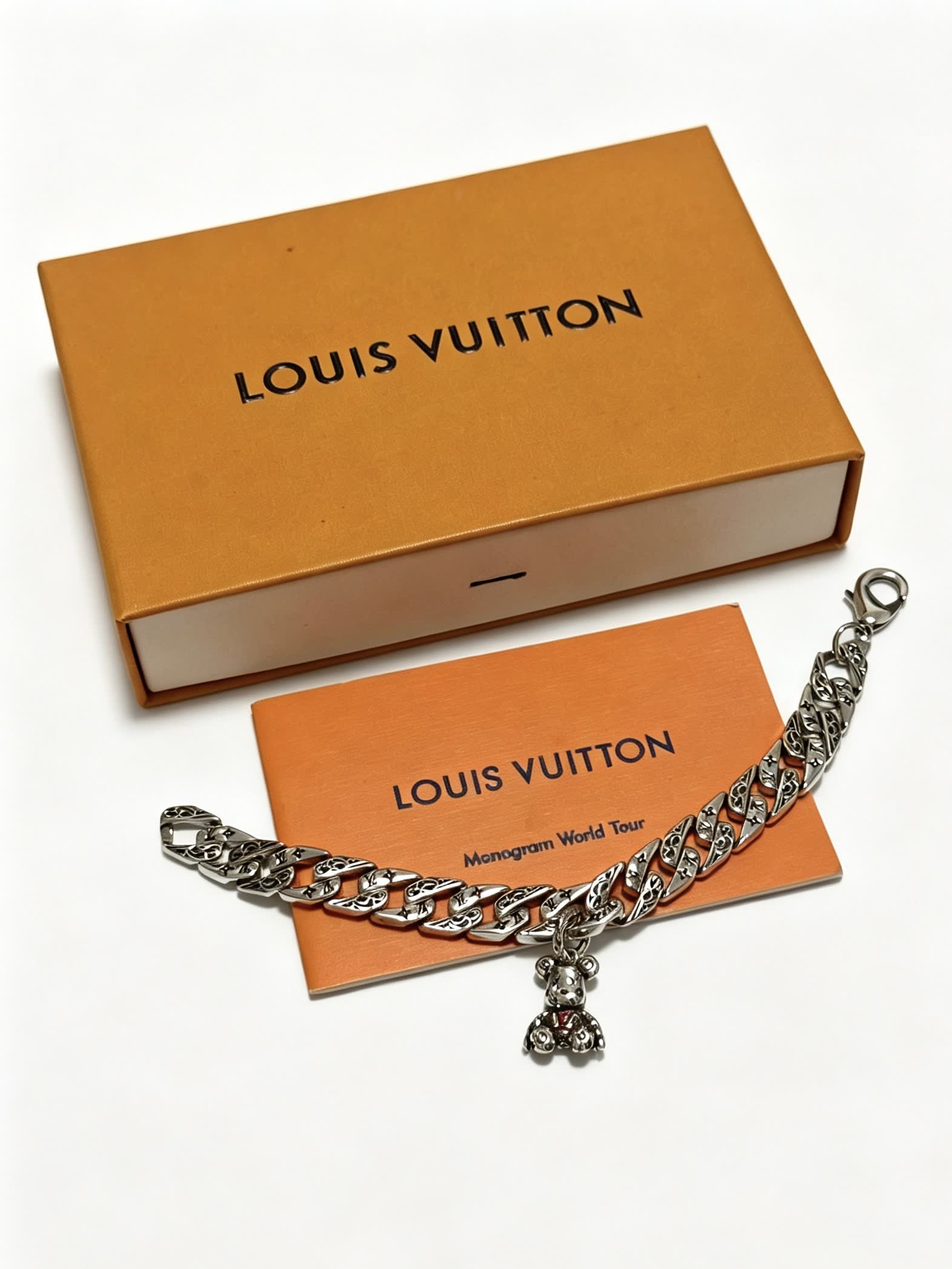 Louis Vuitton Silver Charm Bracelet